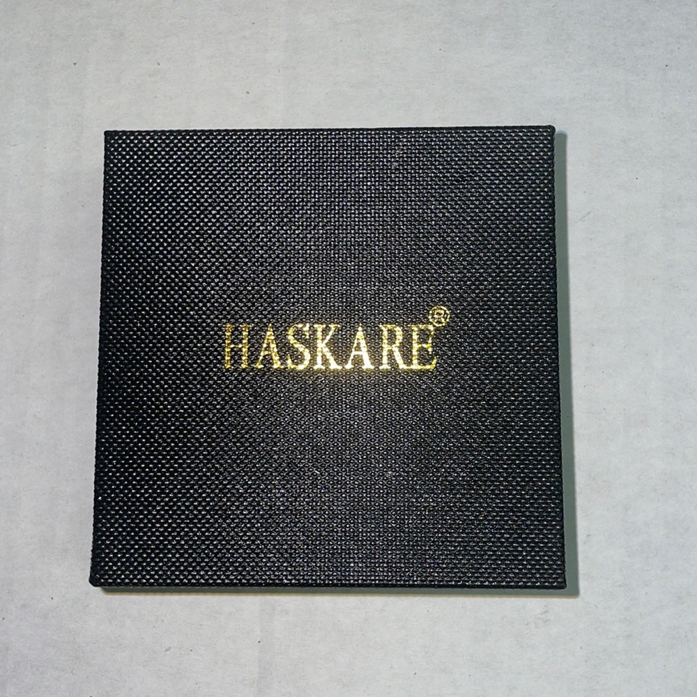 NWT / NIB Haskare Bracelet - Adjustable - Gold, Brown and Black Stones - Picture 4 of 14